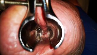 2 Different Speculum Deep Inside My Silicone Cock