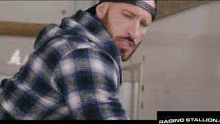 Beefy Employer Raw Dogs Trucker