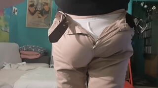 Fan Give Me These Pants to Fit on