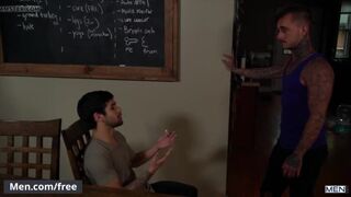 Tattooed Brian Michaels Drills Ty Mitchell Real Hard - Men