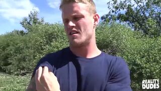 Real Dudes - Gay for pay Sean gets his ass fucked pov