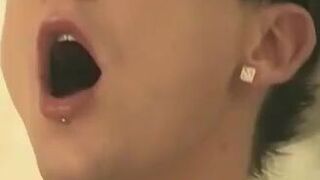 Young gay Chris Dodger fucks comrade to cum in bathroom