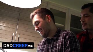 Muscular Step Daddy Rocky Vallarta Pounds His Latino Step Son And Cums In His Mouth