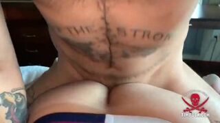 Blindfolded bitch takes a pounding