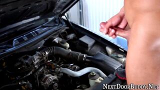 Buff dude asshole slammed