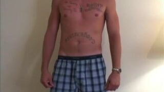 Amateur Soldier Boy Jacking Off