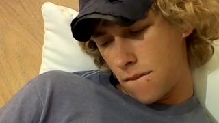 Casey blows one off while smoking a cigar one after another