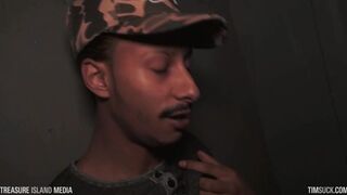 Twink throatfucked by a HUGE black cock