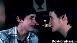 Vamp bite partners neck after rough sex