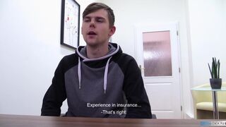 DIRTY SCOUT 173 - Dark Haired Twink Sucks A Big Cock To Seal The Deal