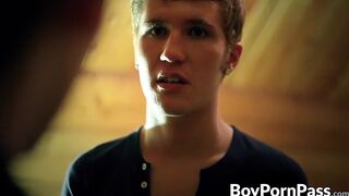 Ambushed twinkie gets assfucked by a stunning vampire