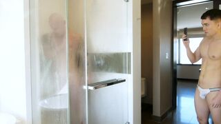 SHOWERBAIT Social Media Twink Gets Drilled In The Shower