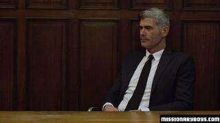 Silver Fox Priest Fucks A  Missionary Boy