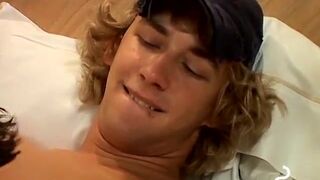 Blonde Zack begs Randal for some huge dick penetration