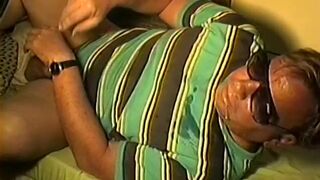 grandpa daddy shooting cum in his face