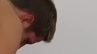 Pretty twink enjoys big raw dick inside his love hole