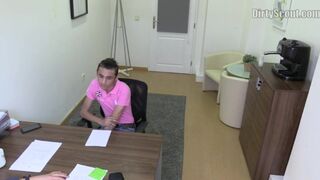 DIRTY SCOUT 157 - Super Skinny Twink Takes On A Mouthful of Cock