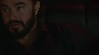 Sam chokes Jessy's hard cock for money