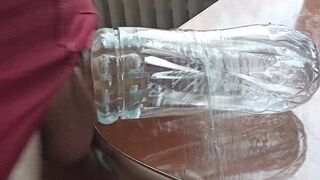 Cum trap close- up ! Wow !!! Young twink cum!