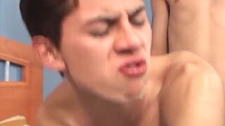 Young Latinos Angel and Walter Bareback