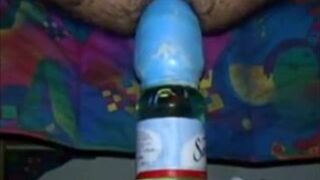 1.5 liter huge Water Bottle insertion in Ass
