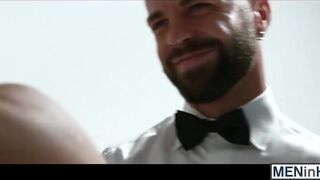 Cute hunks have a steamy foursome party