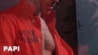 Papi - Garrett Cooper Goes To Jail & Becomes Fresh Meat To His Fellow Horny Inmate Rafael Alencar