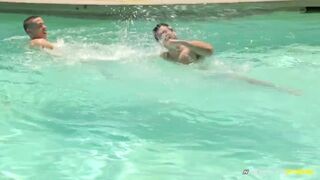 Buddies POOL SEX WITH HOT GUYS