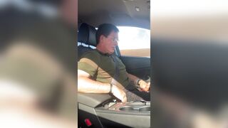Jerking off in My Car on the Way to the Store