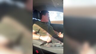 Jerking off in My Car on the Way to the Store