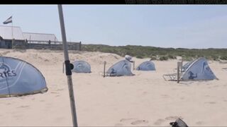 At the Beach Showing My Ass