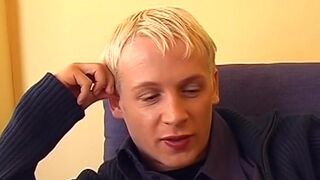 Auditioned Aaron Hoffman strokes big dick in bathtub