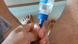 Application of the Fortifying Serum to the Glans. Leaves Your Dick Like a Rock.