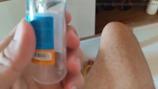 Application of the Fortifying Serum to the Glans. Leaves Your Dick Like a Rock.