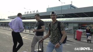 Three super hot guys in Prague - Tommy Gold, Finn Harper and Jared Shaw