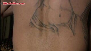 Bi Latino thug tattooed Latino