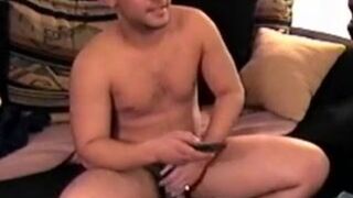 Straight black amateur jock jerking off