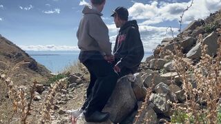 Harryjen Handsome Guy Sucks My Big Dick Extreme Outdoor