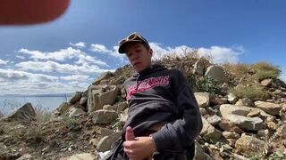 Harryjen Handsome Guy Sucks My Big Dick Extreme Outdoor