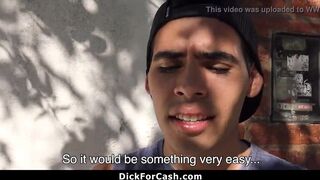 Guy Sucks Cock For Money