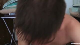 CZECH HUNTER 465 - Twink Strolling The Streets Takes A Break For Some Anal Action