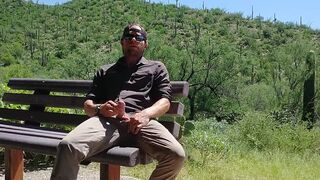 Taking a public jerk off break at work