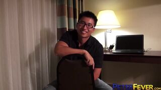 Peter Nerdy Jock Kai Masturbates His Massive Cock Solo