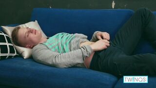 Slim Hot Blonde Jacob O Fingers His Butt While Masturbating!