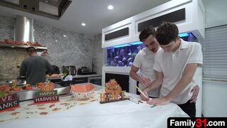 The Best Gay Version of Taboo Porn - Jax Thirio, Dakota Lovell & Gabriel in 'Thanksgiving'