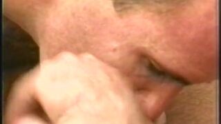 Horny stud watches a hot gay couple fuck by the pool