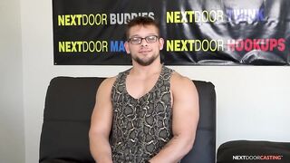 HotCasting - Muscle Boy Masturbates Furiously