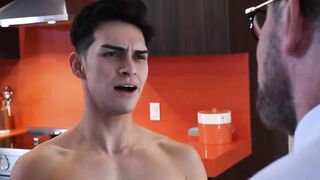 Jock Latino Step Son Sucks Step Daddy's Cock - Sexy