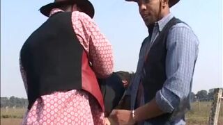 Hot Gay Outdoor Threesome