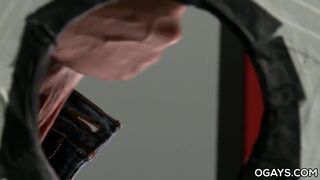 Gay gloryhole fuck